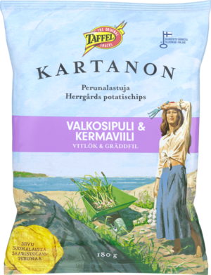 Kartanon perunalastuja Valkosipuli ja kermaviili